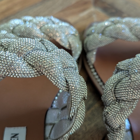 Steve Madden NIB Newbie Rhinestone Slide Sandals NEW IN BOX - Picture 8 of 12